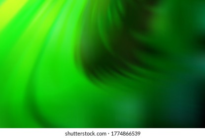 Plantilla brillante abstracta de vector verde claro. Nueva ilustración coloreada en estilo borroso con gradiente. Marco elegante para un libro de marca.