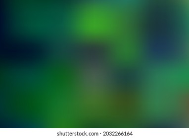 Hellgrüner, abstrakter heller Hintergrund. Farbige Illustration im unscharfen Stil mit Farbverlauf. Einfaches Design für Ihr Unternehmen.