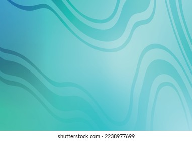 Light Green vector abstract bright template. Colorful illustration in abstract style with gradient. Background for designs.