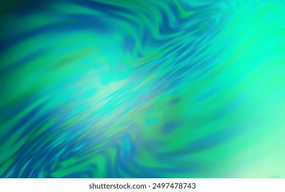 Light Green vector abstract bright pattern. A completely new colored illustration in blur style. Elegant background for a brand book.