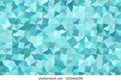 Light Green vector abstract cambered template. blurred geometric sample with gradient.  A completely new template for your business design.