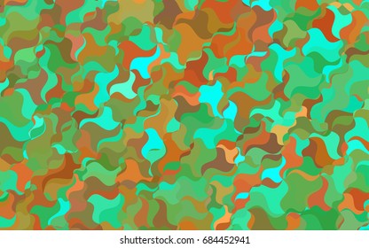Light Green vector abstract cambered background. Creative geometric illustration in Origami style with gradient. A completely new design for your business.
