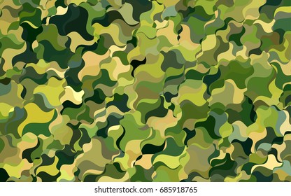 Light Green vector abstract cambered pattern. Brand-new colored illustration in blurry style with gradient. Brand-new design for your business.