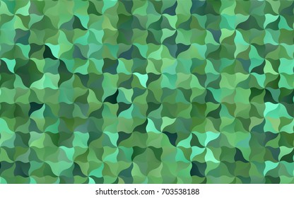 Light Green vector abstract cambered pattern. Colorful illustration in abstract cranked style with gradient. A new texture for your design.