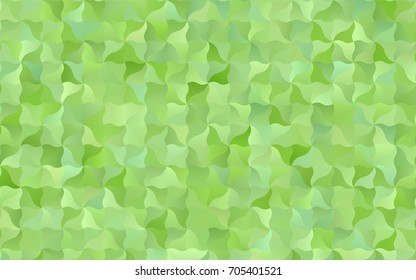 Light Green vector abstract cambered background. Colorful abstract illustration with gradient crooked lines. A completely new design for your business.