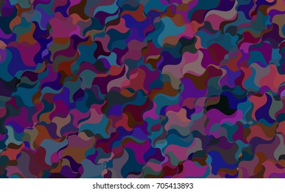 Light Green vector abstract cambered template. Glitter abstract illustration with wry lines. The pattern of blurred lines for your business design.