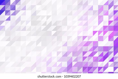 Light Green vector abstract colorful background, which consist of triangles. Pattern with colored triangles on white background.