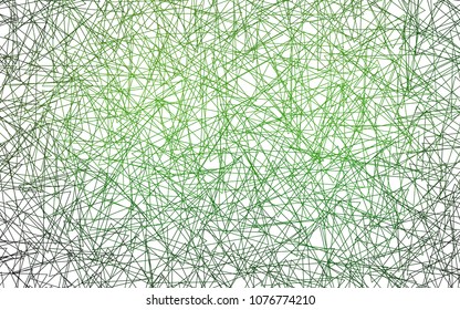 Light Green vector abstract colorful background, which consist of triangles. Pattern with colored triangles on white background.