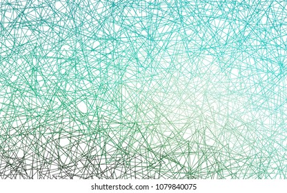 Light Green vector abstract colorful background, which consist of triangles. Pattern with colored triangles on white background.