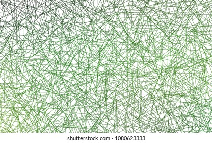 Light Green vector abstract colorful background, which consist of triangles. Pattern with colored triangles on white background.