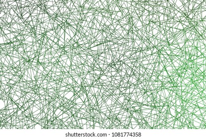 Light Green vector abstract colorful background, which consist of triangles. Pattern with colored triangles on white background.
