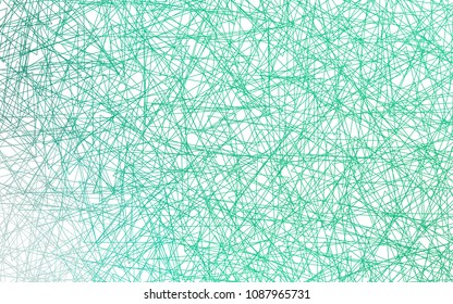 Light Green vector abstract colorful background, which consist of triangles. Pattern with colored triangles on white background.
