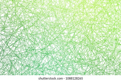 Light Green vector abstract colorful background, which consist of triangles. Pattern with colored triangles on white background.
