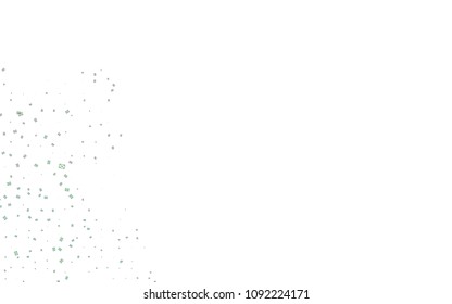 Light Green vector abstract colorful background, which consist of triangles. Pattern with colored triangles on white background.