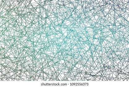 Light Green vector abstract colorful background, which consist of triangles. Pattern with colored triangles on white background.