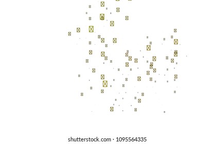 Light Green vector abstract colorful background, which consist of triangles. Pattern with colored triangles on white background.