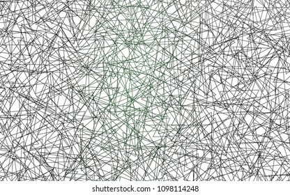 Light Green vector abstract colorful background, which consist of triangles. Pattern with colored triangles on white background.