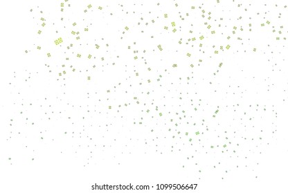 Light Green vector abstract colorful background, which consist of triangles. Pattern with colored triangles on white background.