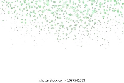 Light Green vector abstract colorful background, which consist of triangles. Pattern with colored triangles on white background.