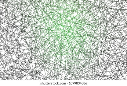 Light Green vector abstract colorful background, which consist of triangles. Pattern with colored triangles on white background.