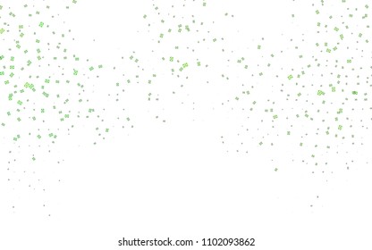 Light Green vector abstract colorful background, which consist of triangles. Pattern with colored triangles on white background.