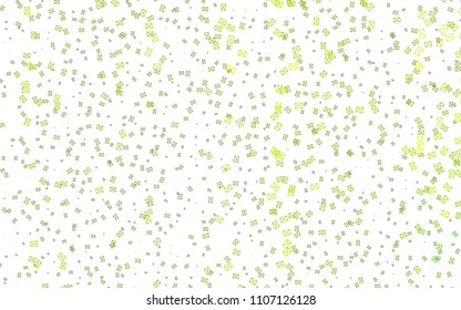 Light Green vector abstract colorful background, which consist of triangles. Pattern with colored triangles on white background.