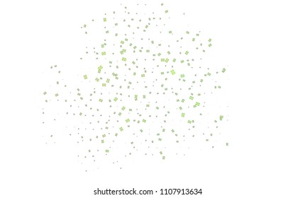 Light Green vector abstract colorful background, which consist of triangles. Pattern with colored triangles on white background.