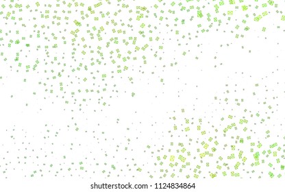 Light Green vector abstract colorful background, which consist of triangles. Pattern with colored triangles on white background.