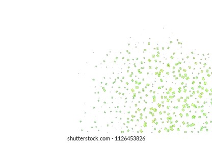 Light Green vector abstract colorful background, which consist of triangles. Pattern with colored triangles on white background.