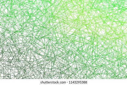 Light Green vector abstract colorful background, which consist of triangles. Pattern with colored triangles on white background.