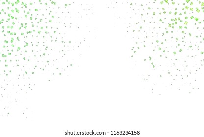 Light Green vector abstract colorful background, which consist of triangles. Pattern with colored triangles on white background.