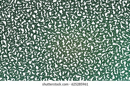 Light Green vector abstract colorful background, which consist of triangles. Pattern with colored triangles on white background.