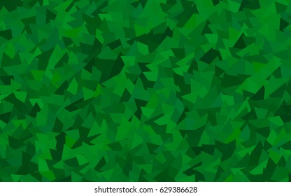 Light Green vector abstract colorful background, which consist of triangles. Pattern with colored triangles on white background.