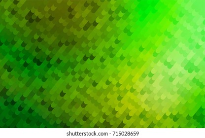 Light Green vector abstract curved template. Creative geometric illustration in Origami style with gradient. The template can be used as a background for cell phones.
