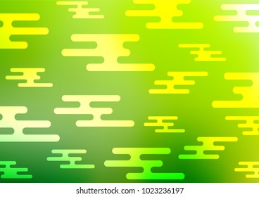 Light Green vector abstract doodle pattern. Geometric doodle illustration in Origami style with gradient. Brand-new style for your business design.
