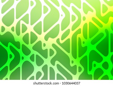 Light Green vector abstract doodle background. Geometric doodle illustration in Origami style with gradient. The doodle design can be used for your web site.