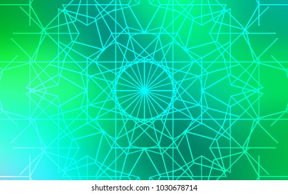 Light Green vector abstract doodle wallpaper. An elegant bright illustration with lines drawn by child in Natural style. The template can be used as a background for cell phones.