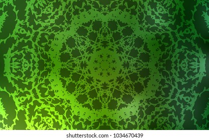 Light Green vector abstract doodle wallpaper. Glitter abstract illustration with doodles and lines drawn by child. A new texture for your design.