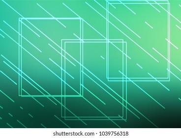 Light Green vector abstract doodle template. Modern geometrical abstract illustration with doodles. The best blurred design for your business.