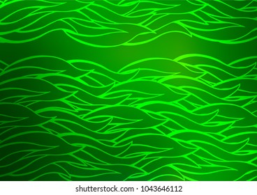Light Green vector abstract doodle texture. Decorative shining illustration with doodles on abstract template. The pattern can be used for coloring books and pages for kids.