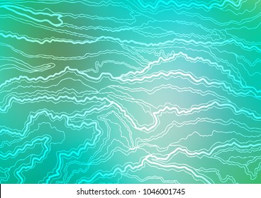 Light Green vector abstract doodle pattern. Blurred decorative design in Indian style with Zen tangles. Brand-new style for your business design.