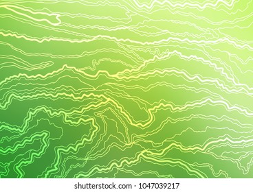 Light Green vector abstract doodle template. Decorative shining illustration with doodles on abstract template. The elegant pattern can be used as a part of a brand book.