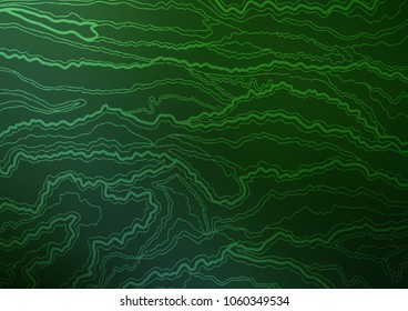 Light Green vector abstract doodle pattern. Colorful abstract illustration with lines in Asian style. A new texture for your design.
