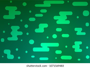 Light Green vector abstract doodle background. Colorful illustration in abstract style with doodles and Zen tangles. Brand-new design for your business.