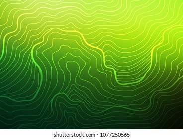 Light Green vector abstract doodle template. Creative illustration in blurred style with doodles and Zen tangles. Hand painted design for web, leaflet, textile.