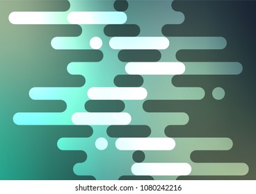 Light Green vector abstract doodle texture. Geometric doodle illustration in Origami style with gradient. Brand-new design for your business.