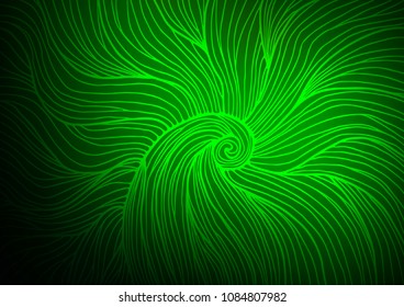 Light Green vector abstract doodle texture. An elegant bright illustration with lines in Natural style. Brand-new design for your business.