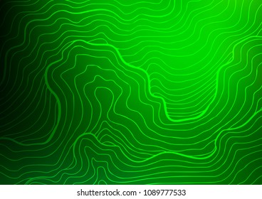 Light Green vector abstract doodle template. Creative illustration in blurred style with doodles and Zen tangles. A new texture for your design.