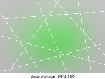 Light Green vector abstract doodle background. A completely new color illustration in doodle style. Hand painted design for web, leaflet, textile.