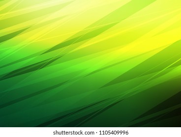 Light Green vector abstract doodle pattern. Decorative shining illustration with doodles on abstract template. Hand painted design for web, wrapping, wallpaper.